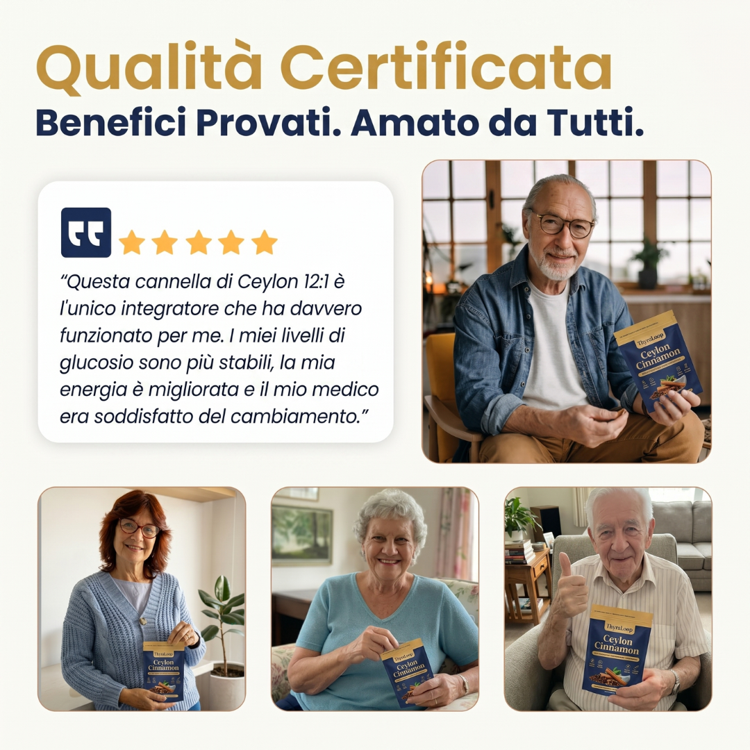 Cannella di Ceylon 7200 mg equivalente ad olio MCT